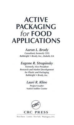 Aaron L.Brody Active Packaging for Food Applications