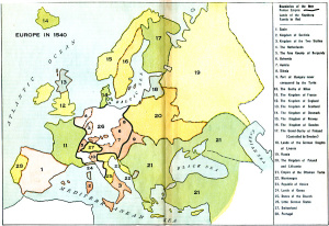 Europe, 1540 / Европа, 1540