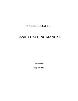 Graham D. Basic coaching manual (soccer-coach-L)