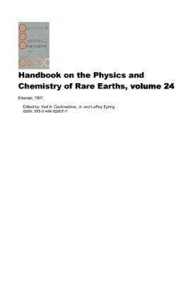 Gschneidner K.A., Jr. et al. (eds.) Handbook on the Physics and Chemistry of Rare Earths. V.24