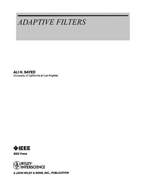 Sayed Ali H. Adaptive filters
