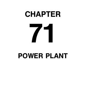 Boeing-777 Aircraft Maintenance Manual. Chapter 71. Power Plant