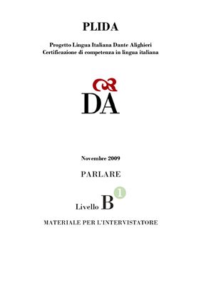 PLIDA - Progetto Lingua Italiana Dante Alighieri - тесты A1-C2. Parte 2