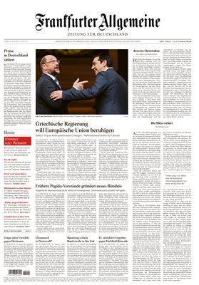 Frankfurter Allgemeine Zeitung für Deutschland 2015 №25/5 Januar 30