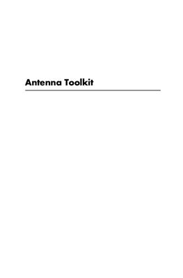 Joseph J. Carr Antenna Toolkit 2nd Edition