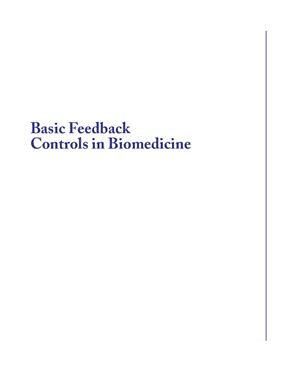 Lessard C. Basic Feedback Controls in Biomedicine