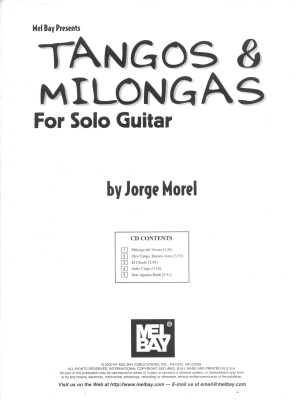 Morel Jorge. Tangos & Milongas for Solo Guitar