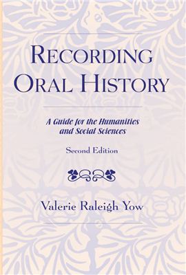 Yow V.R. Recording oral history