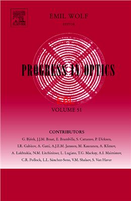 Wolf. E. (ed) Progress in Optics V. 51