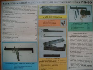 9 мм специальный малогабаритный пистолет-пулемет ПП-90 (Плакат)