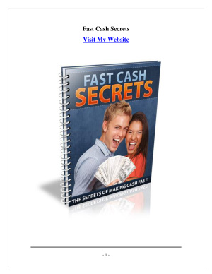 Fast Cash Secrets