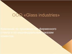 Организации ООО Glass industries