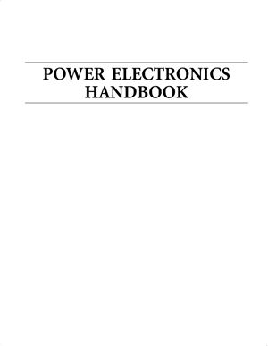 Muhammad H. Rashid Power electronics handbook