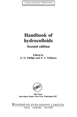 Phillips G.O., Williams P.A. (eds.) Handbook of hydrocolloids