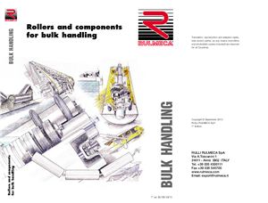 Rulmeca. Rollers and components for bulk handling