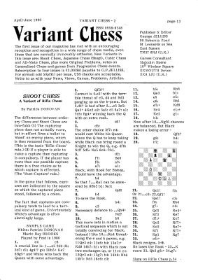 Variant Chess 1990 №2 April - May