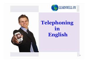 Telephoning in English / Телефонные разговоры по-английски