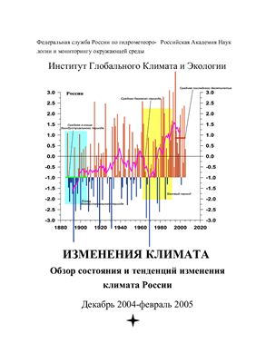 Изменения климата 2005 - 2012 по сезонам (зима, весна, лето, осень). Обзор состояния и тенденций изменения климата России