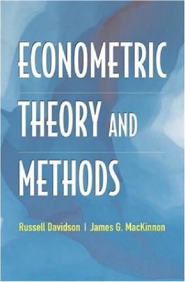 Davidson R., MacKinnon J.G. Econometric. Theory and Method