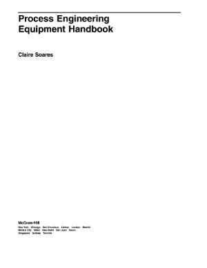 Soares C. Process Engineering equipment handbook