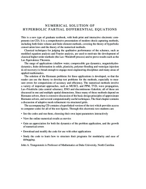 Trangenstein J.A. Numerical solution of hyperbolic partial differential equations