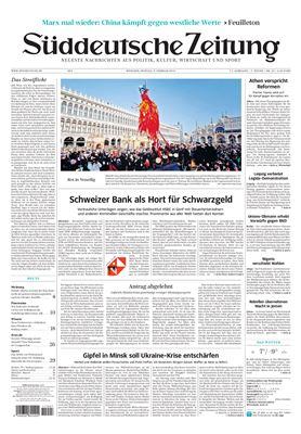 Süddeutsche Zeitung 2015 №32 Februar 9