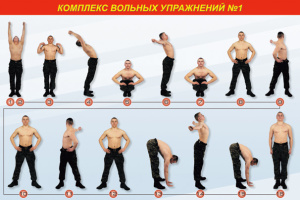 Комплекс вольных упражнений № 1