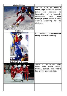 Видеоролик - Winter Olympic Sports