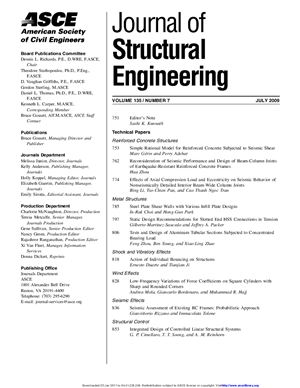 Journal of Structural Engineering 2009 №07