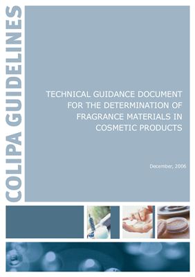 Technical guidance document for the determination of fragrance materials in cosmetic products