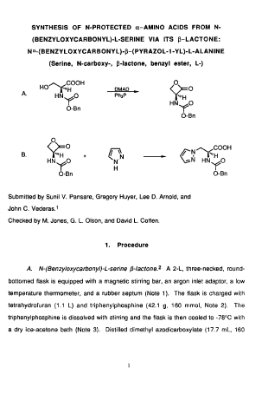 Organic syntheses. Vol. 70, 1992