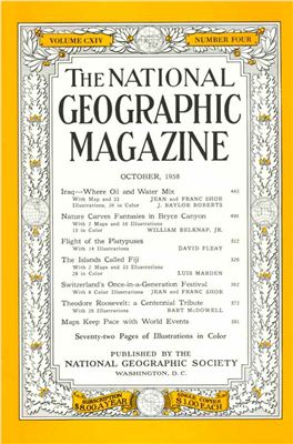 National Geographic Magazine 1958 №10