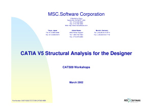 Catia v5 Structural Analysis for the Designer