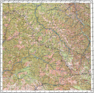 Закарпатська область. Топографічні карти