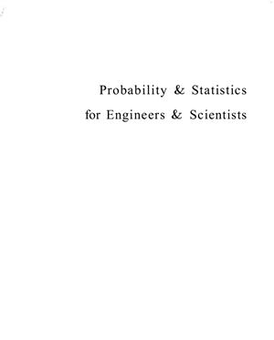 Walpole R.E., Myers R.H., Myers S.L., Ye K. Probability and Statistics for Engineers and Scientists