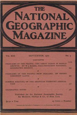 National Geographic Magazine 1902 №09