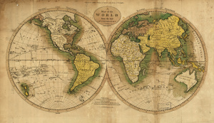 Карта Мира. 1795
