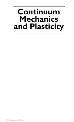 Wu H.-Ch. Continuum Mechanics and Plasticity
