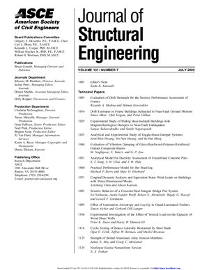 Journal of Structural Engineering 2005 №07