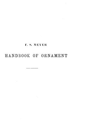 Meyer F.S. Handbook of ornament