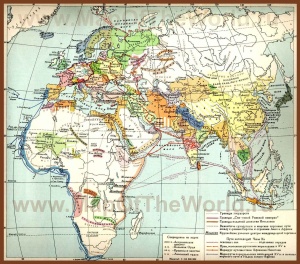 Историческая карта Мира (15 век)