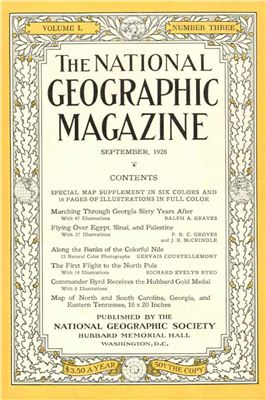 National Geographic Magazine 1926 №09