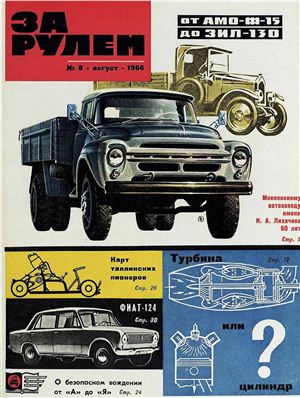 За рулем (советский) 1966 №08