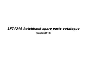 Lifan Hatchback spare parts catalogue (LF7131A)