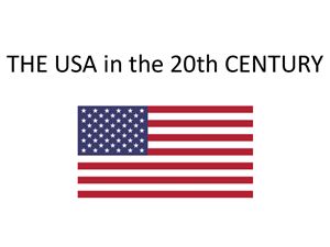 Америка в 20 веке