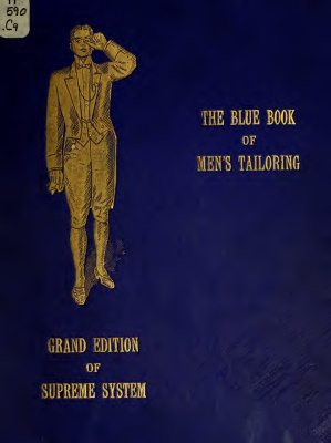 Grand Edition of Supreme system The blue book of men's tailorine