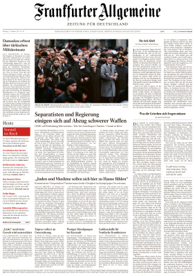 Frankfurter Allgemeine Zeitung für Deutschland 2015 №45 Februar 23