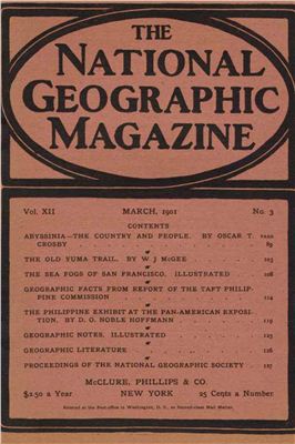 National Geographic Magazine 1901 №03