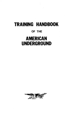 McLean D.B. Training Handbook fo the American Underground