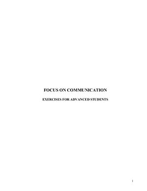 Nastasia D.I. Focus on Communication